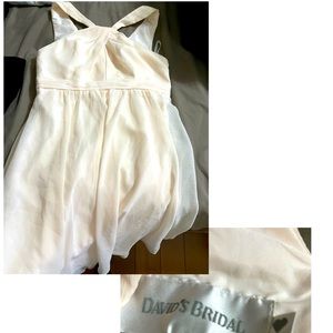 David’s Bridal mid length dress